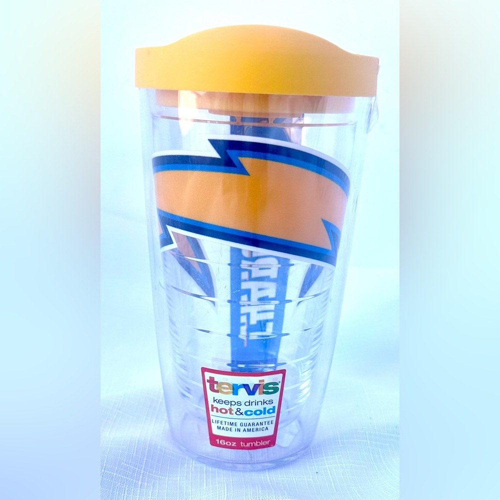 San Diego Chargers NFL Tervis 16oz Hot/Cold Tumbler MuG NWT